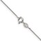 Sterling Silver Smiley Face Charm &#x26; 18&#x22; Chain Jewerly 17mm x 9.9mm